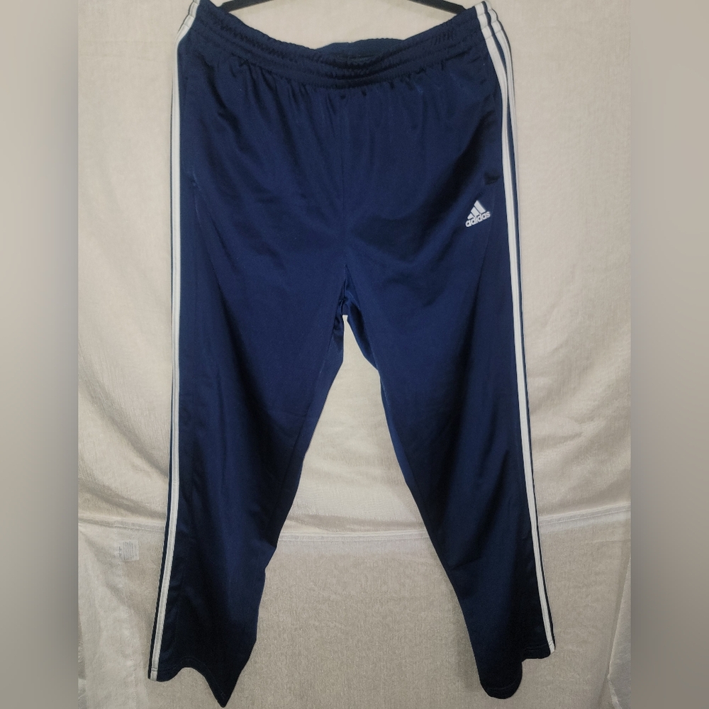 Adidas Mens XL Navy Track Pants